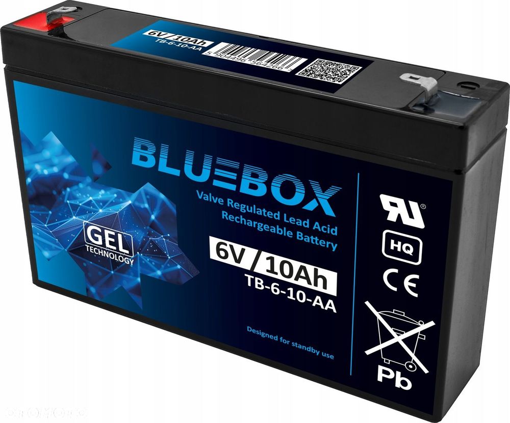 Akumulator BLUEBOX VRLA AGM 12V 10Ah 150x65x100 - 2