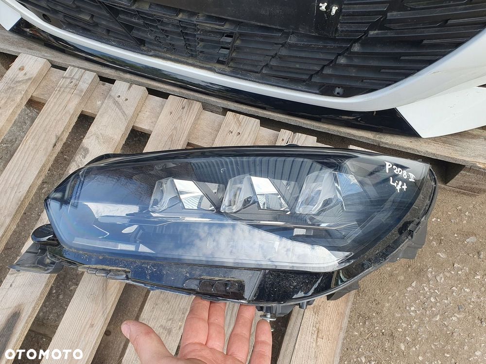PEUGEOT 208 II LIFT ZDERZAK MASKA 2X BŁOTNIK 2X LAMPA EWP - 6