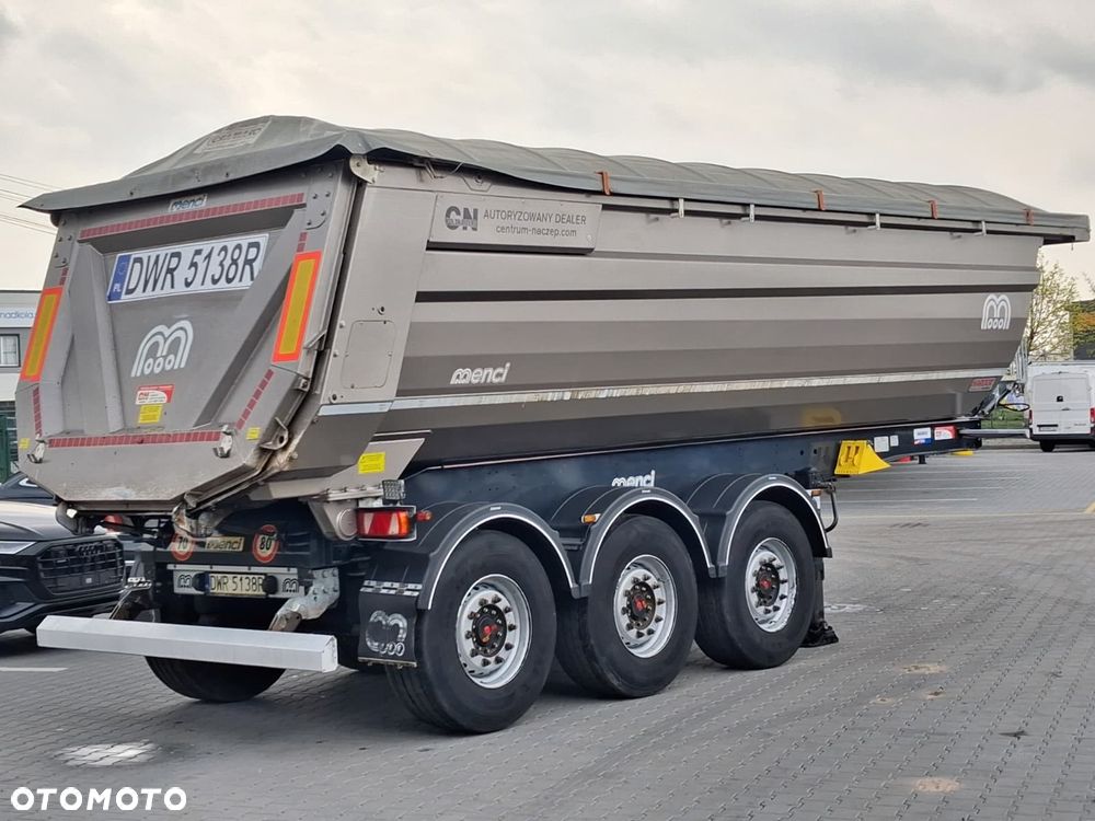 Menci Stalowa wywrotka 27m3, Elektryczny dach, Hardox - 6