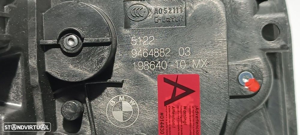 FECHADURA PORTA TRASEIRA DIREITA BMW SERIE X6 (G06) XDRIVE 40I - 3