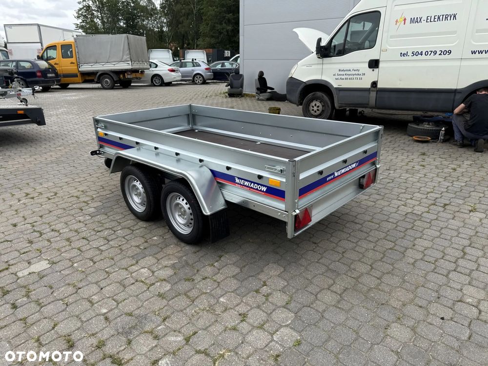 Niewiadów 263x132cm nowa przyczepka dwuosiowa 750kg BEG7527T FV 23% - 4