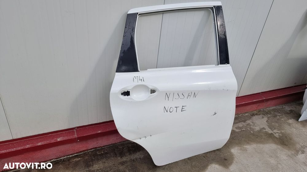 Usa dreapta spate Nissan Note, 2012, 2013, 2014, 2015, 2016, 2017, 2018. - 6