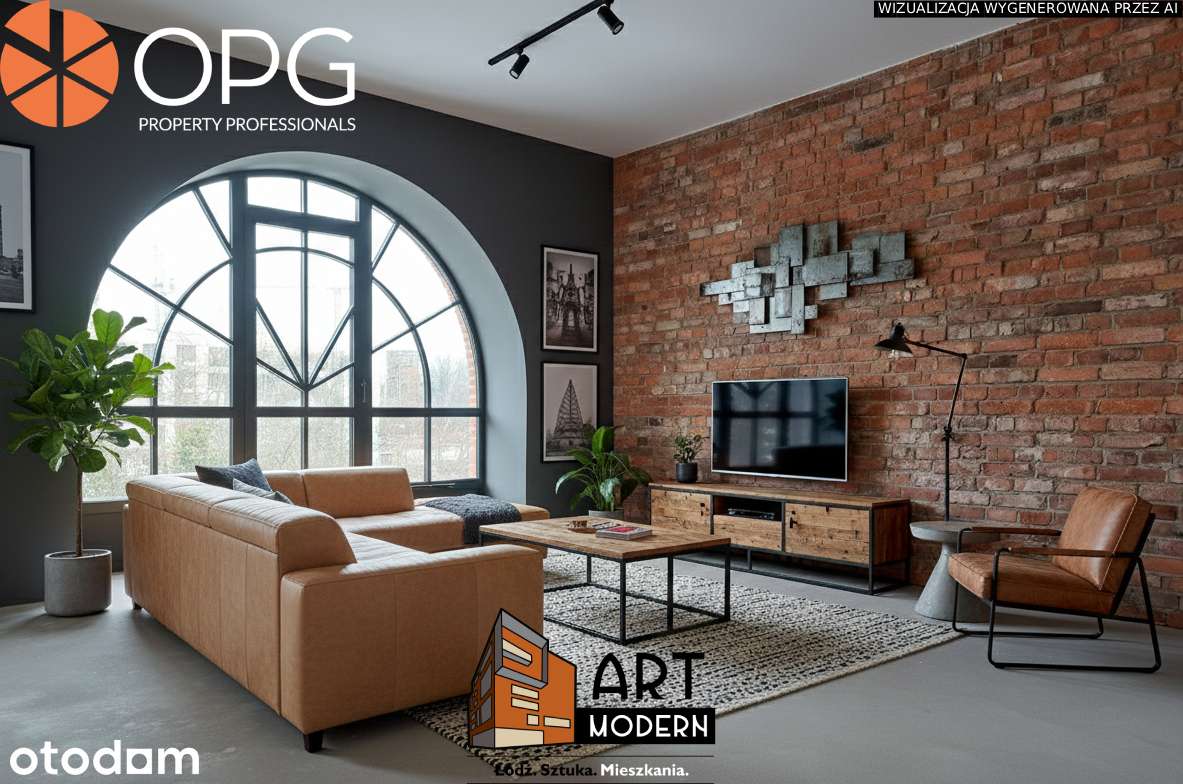 Dwupoziomowy Loft z tarasem, 2 łazienki,Centrum, oddany do użytkowania