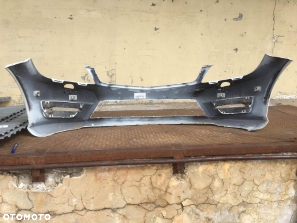 MERCEDES C 204 zderzak przód AMG lift pdc xenon chrom LED kratka - 4