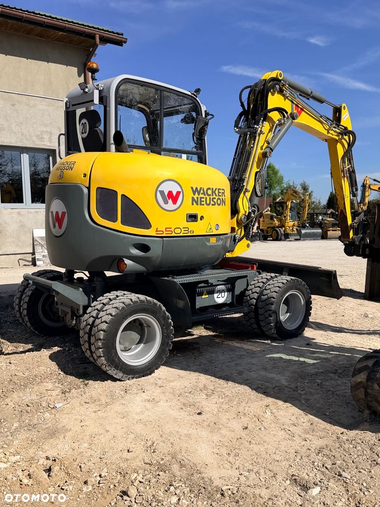 Wacker Neuson Koparka Kołowa 6 TON Wacker NEUSON 6503 -2 Pług Ramię Long 3 Łamane POWERTILT Lenhoff Klimatyzacja łyżki przedsiębierne MS03 6503 ew65 wiertnica łuparka widły grabie - 19