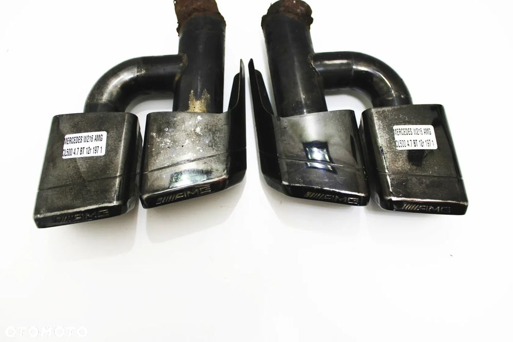 2x Końcówka końcówki wydechu AMG OE Mercedes CL W216 C216 Lift - 26