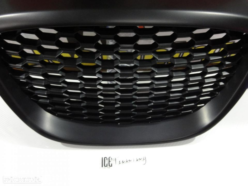 Grelha Frontal Sem Símbolo para Seat Leon 1P / Seat Altea / Toledo 2005-2009 estilo Cupra em plástico ABS - 4