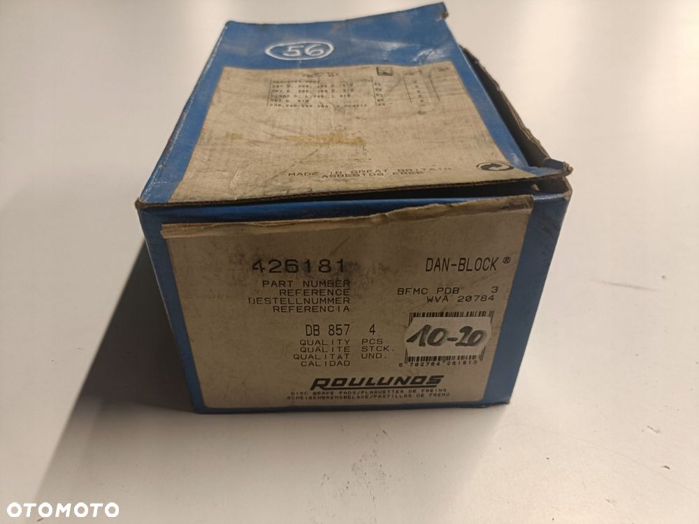 Mercedes-Benz T1 PRZEDNIE KLOCKI HAMULCOWE przód 426181 - 2