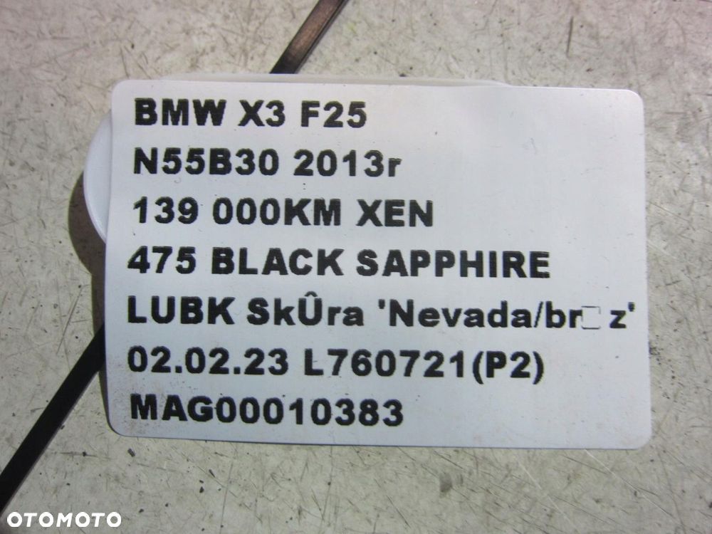 BMW X3 F25 X4 TARCZE KLOCKI HAMULCOWE TYŁ 6886482 - 15