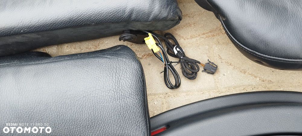 Fotel Fotele RECARO Zestaw Czarna Skóra Grzanie Tył Przód Audi A6 S6 C5 Kombi Części Blask Gołdap - 15