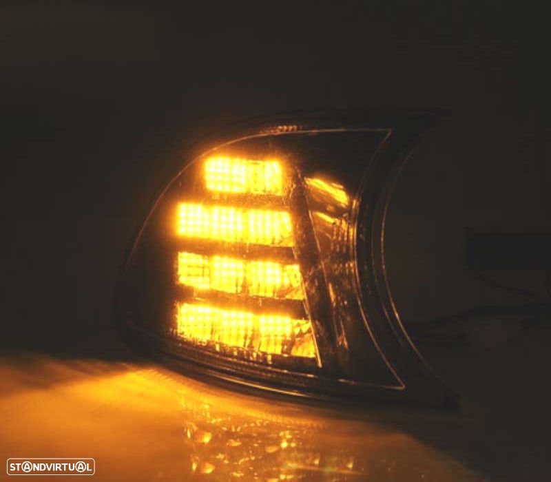 PISCAS FRONTAIS BMW E46 BERLINA 98-01 LED FUMADOS - 2