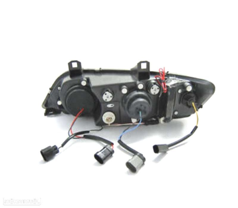 FARÓIS BMW Z3 96-02 ANGEL EYES CCFL FUNDO CROMADO - 3