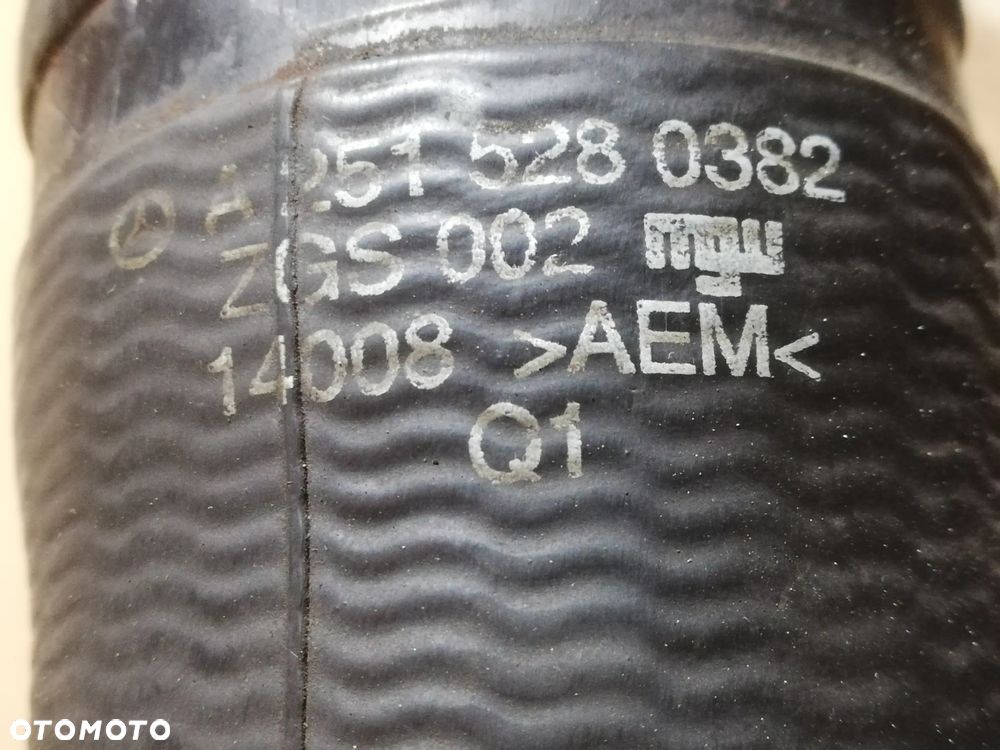 przewód intercooler Mercedes W251 3.0 CDI A2515280382 - 2