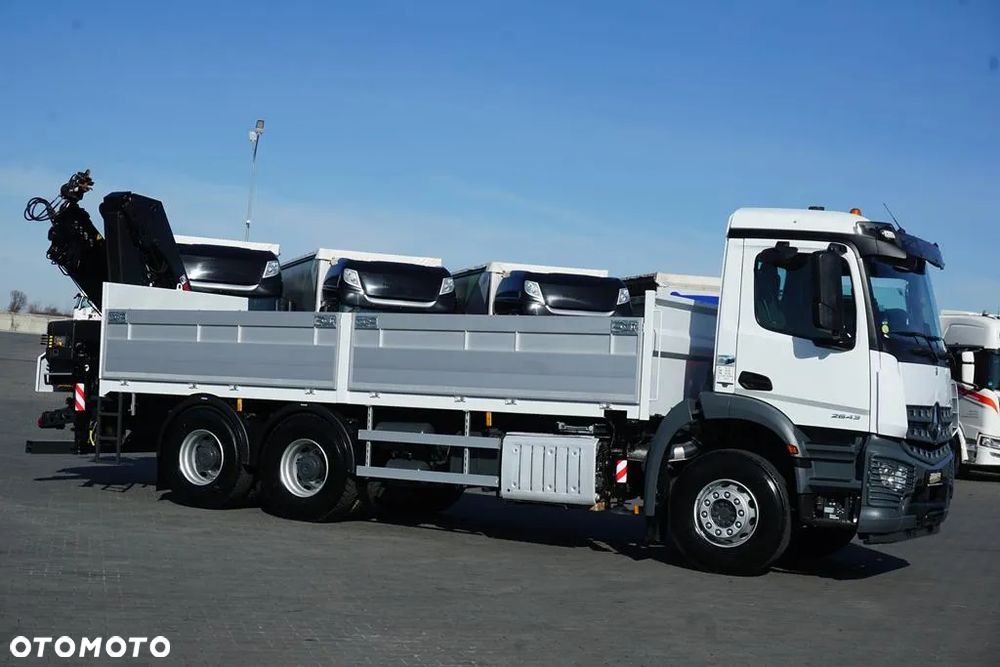 Mercedes-Benz AROCS / 2643 / 6 X 4 / SKRZYNIOWY + HDS / HIAB 228 E – 4 / WYS. 13 M - 40
