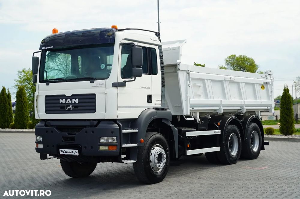 MAN TGA 33.350 / 6x4 / BASCULĂ / HIDRODOCKER / MEILLER KIPPER / BORDMATIC / MANUALĂ / IMPORTATĂ - 11