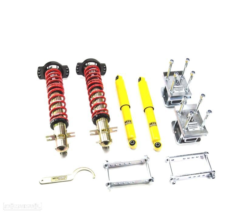 KIT SUSPENSÃO REGULÁVEL EIBACH MTS + COPELAS REGULÁVEIS VOLKSWAGEN VW CADDY I 82-92 - 1