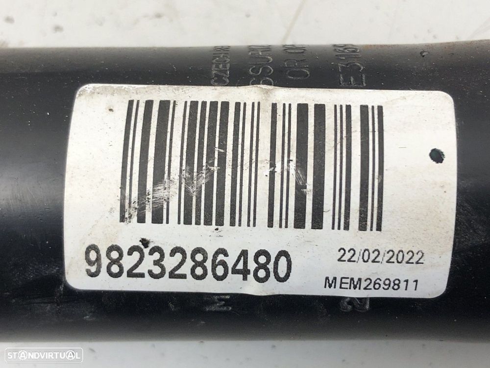 Amortecedor Dto Esq Trás PEUGEOT 5008 II 1.5 BlueHDi 130 REF. 9823286480 - 4