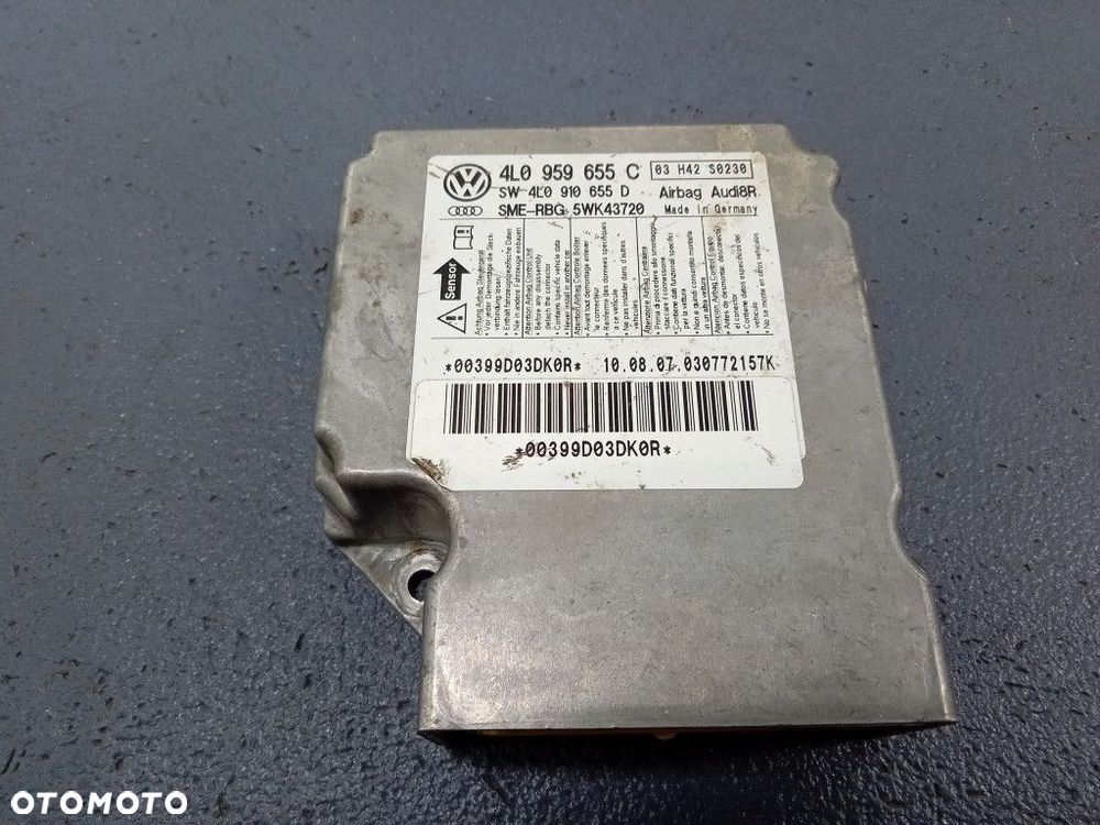 AUDI Q7 I 4L DESKA KOKPIT AIRBAG PASY SENSOR - 3