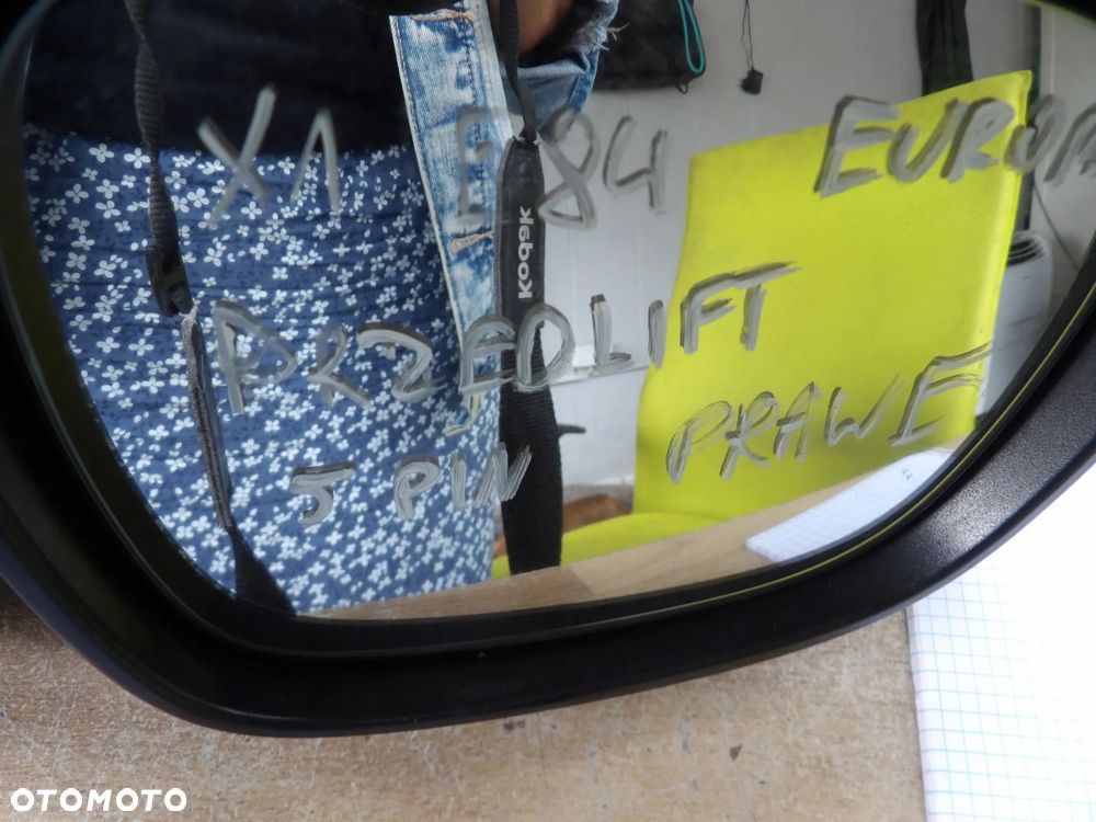 BMW - E84 - KOLOR 668 - 5 PIN - PRAWE LUSTERKO ZEWNĘTRZNE - EUROPA - 2