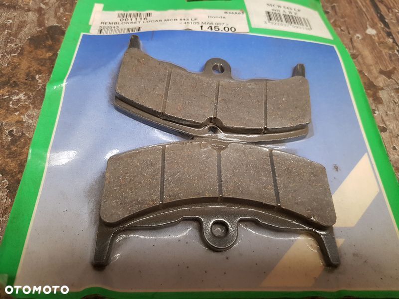 Klocki hamulcowe Lucas MCB 543 LF Honda CB650 SC RC08 / CBX550F PC04 - 2