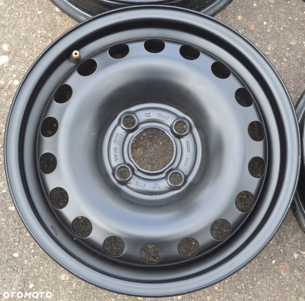 FELGA STALOWA OEM VW SKODA SEAT 4x100 5J14 ET 35 x1szt F-423 - 6