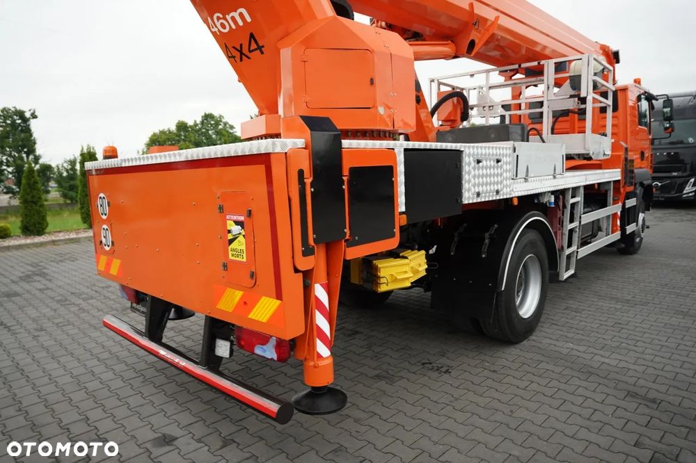 MAN TGM 18.290 / 4x4 / PODNOŚNIK KOSZOWY / WYSOKOŚĆ ROBOCZA 46M / MANUAL - 20