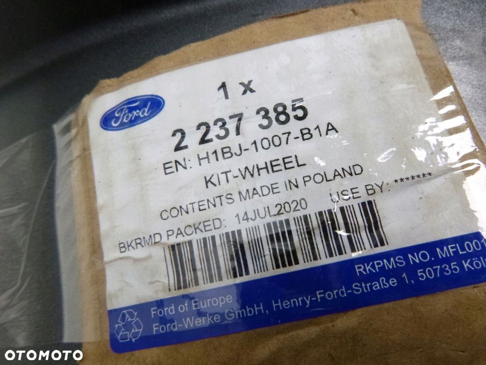 FORD FIESTA MK8 FELGA R16 6,5Jx16H2 ET47,5 - 12