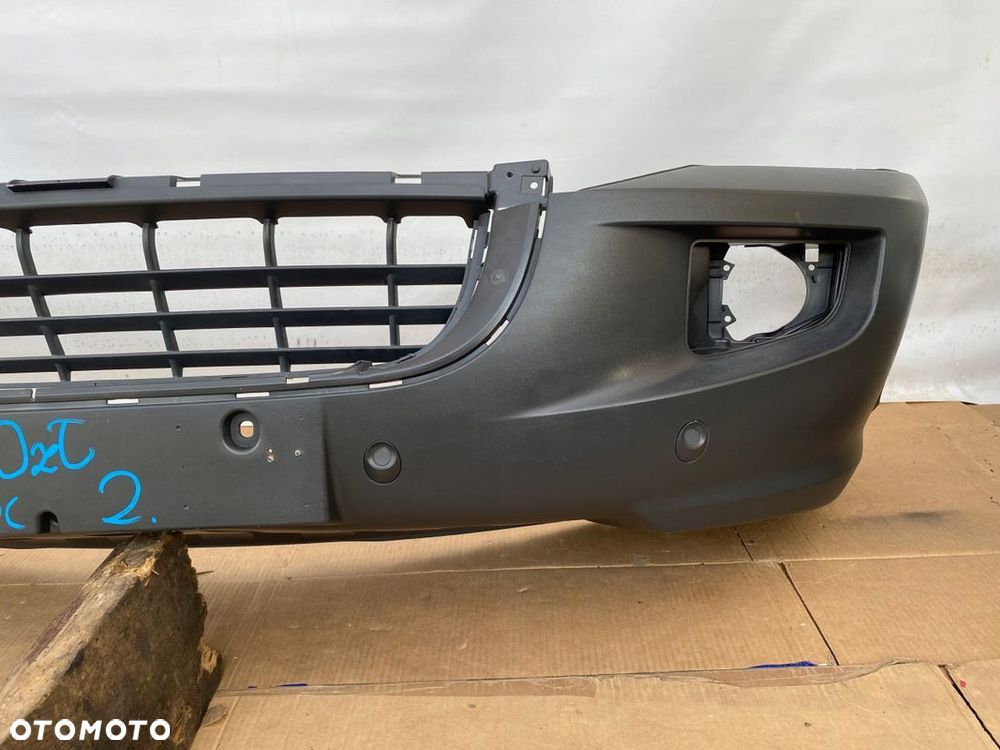 VW CRAFTER 06- ZDERZAK PRZEDNI Z PDC POD HALOGENY ORYGINALNY - 2