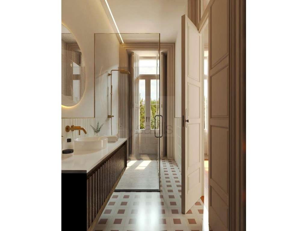 Apartamento T1 Alvares Cabral, Porto com jardim - Grande imagem: 3/5