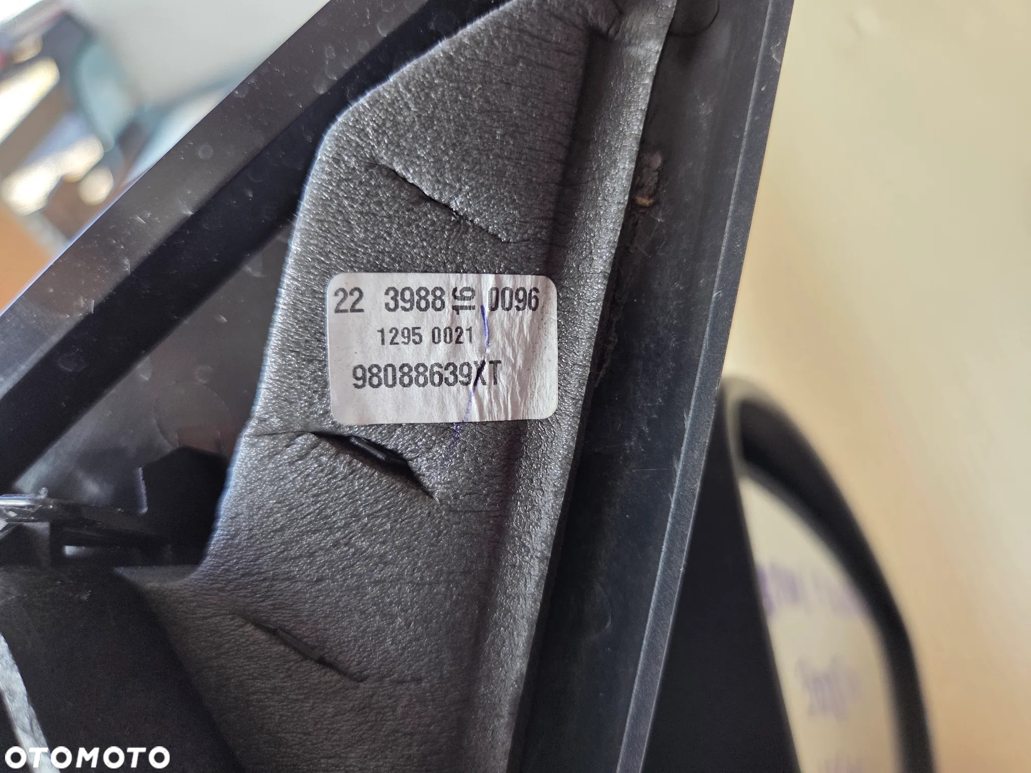 Lusterko prawe przednie kompletne 8 pin 9 kabli Peugeot 308 T9 KCAC - 10