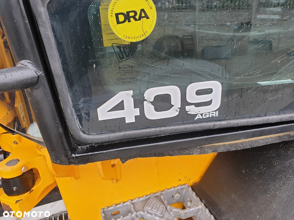 JCB 409 AGRI 40 KM/H WIDLY/ŁYŻKA SPROWADZONA SUPER STAN - 14