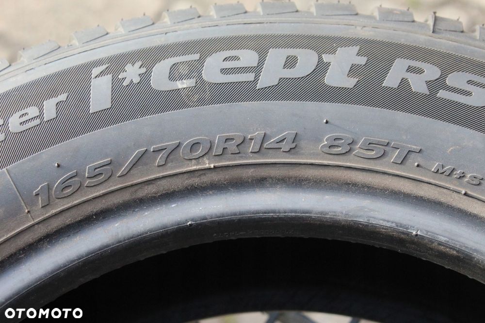 4x 165/70r14 hankook winter i*cept rs 2 85t 18r - 5