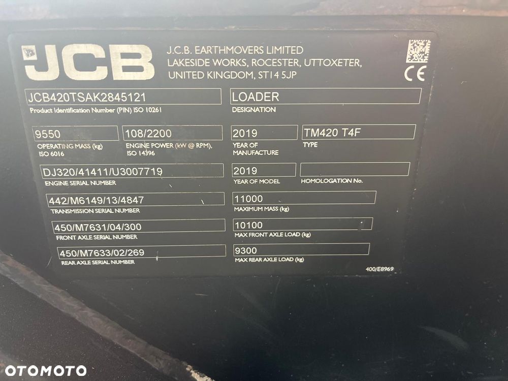 JCB TM420 T4F - 10