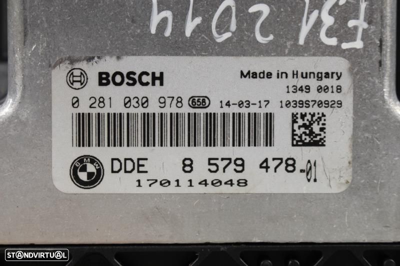 Centralina de Motor BMW N47 - 8579478 / 0281030978 / 1039S70929 - 2