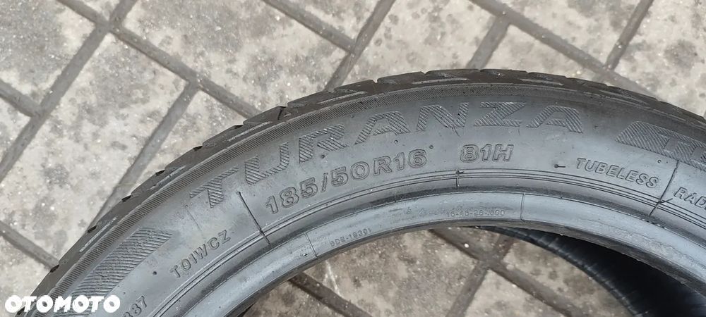 OPONY Letnie 185/50R16 BRIDGESTONE TURANZA T001 LATO (1417) 4 sztuki Komplet - 4