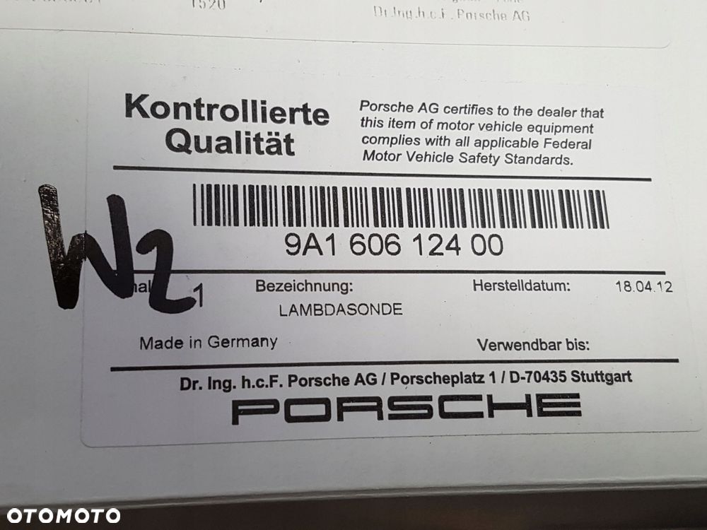 porsche 2,9 3,4 sonda lambda 9a160612400 0258010147 - 4