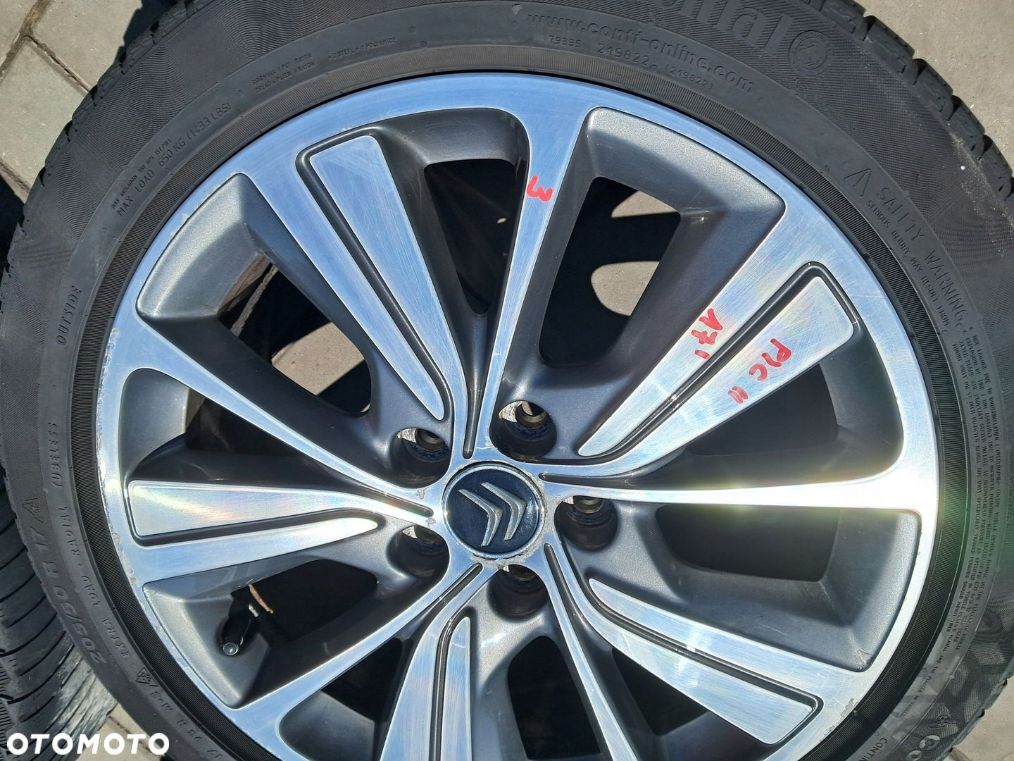 Citroen C4 Grand Picasso II Felgi aluminiowe 9677090377 7.0"x17" 5x108 ET50 - 10