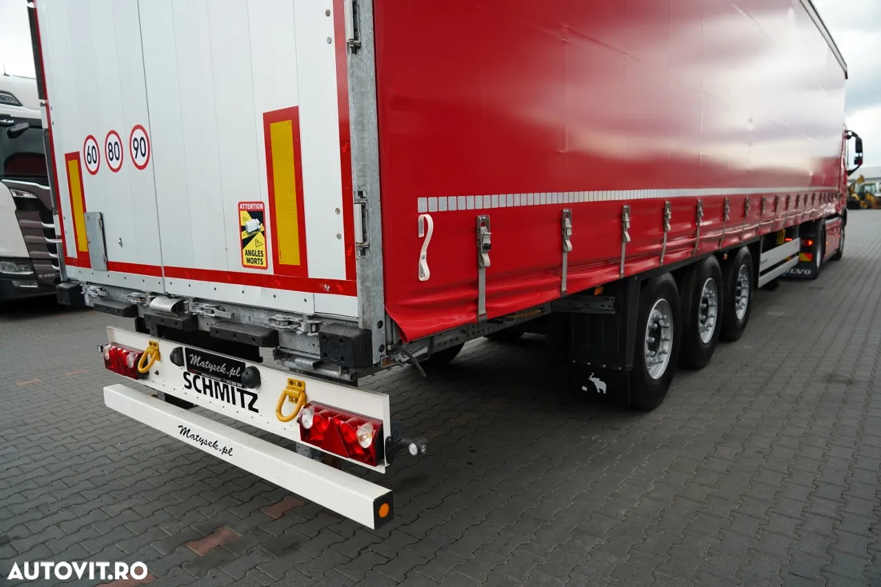 Volvo FH 500 / I-SAVE / XXL / I-PARK COOL / MODEL NOU / ANVELOPE 100% / + CORTINĂ STANDARD SCHMITZ / PUNTE RABATABILĂ / ACOPERIȘ RABATABIL / 2022 / DUPĂ CONTRACTUL DE SERVICE GOLD - 10