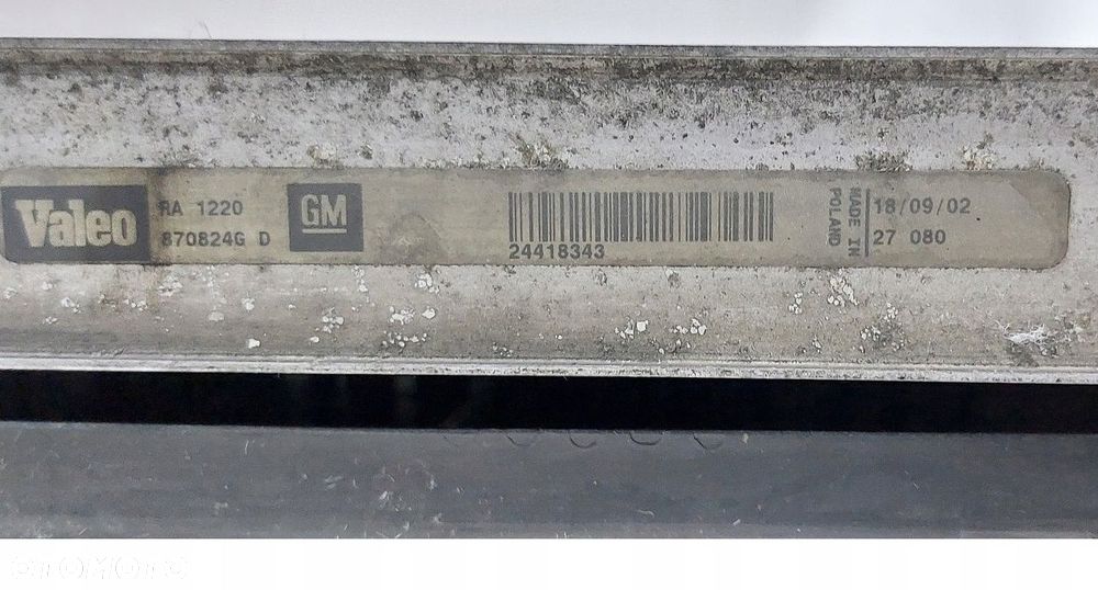 chłodnica wentylator vectra c 2.2 dti 870733x 870824g - 6