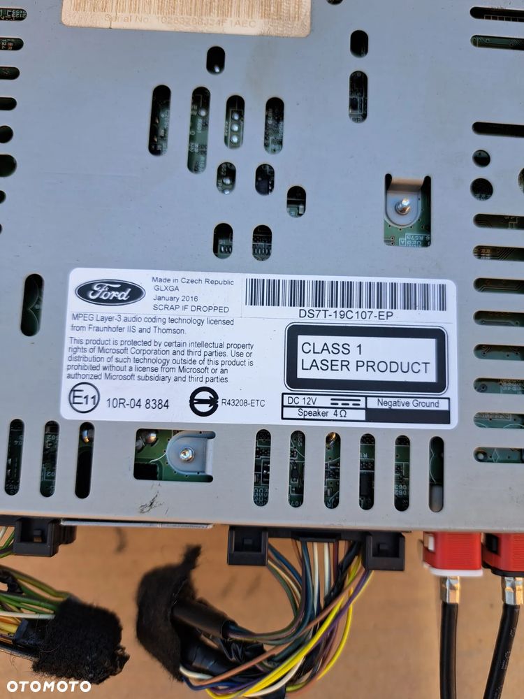 Ford Mondeo mk5 radio pod nawigacje DS7T-19C107-EP - 2