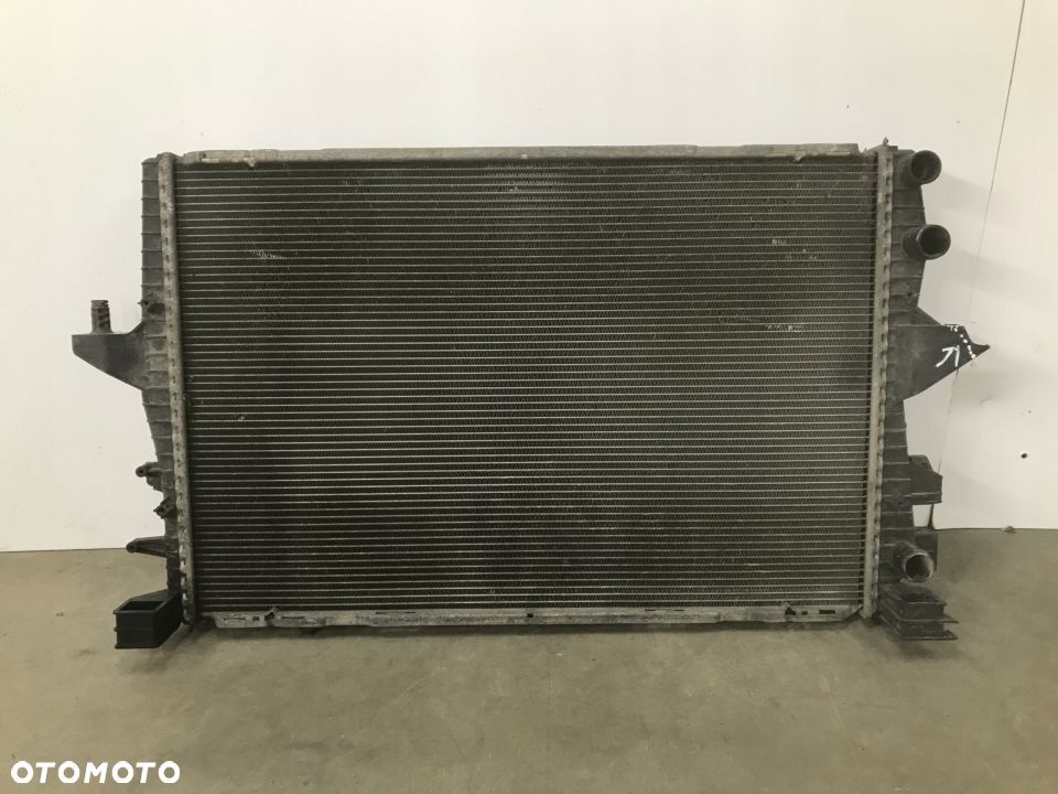 Chłodnica wody Vw Transporter T5 Multivan 03-15r. 1.9 tdi 2.0 tdi ORYGINALNA SZCZELNA 7H0121253F - 1
