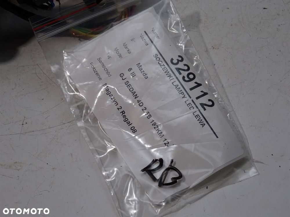 SOCZEWKI LAMPY LED LEWA  MAZDA 6 sedan (GJ, GL) 2012 - 2022 2.5 (GJ5FP) 141 kW [192 KM] benzyna 2013 - 5