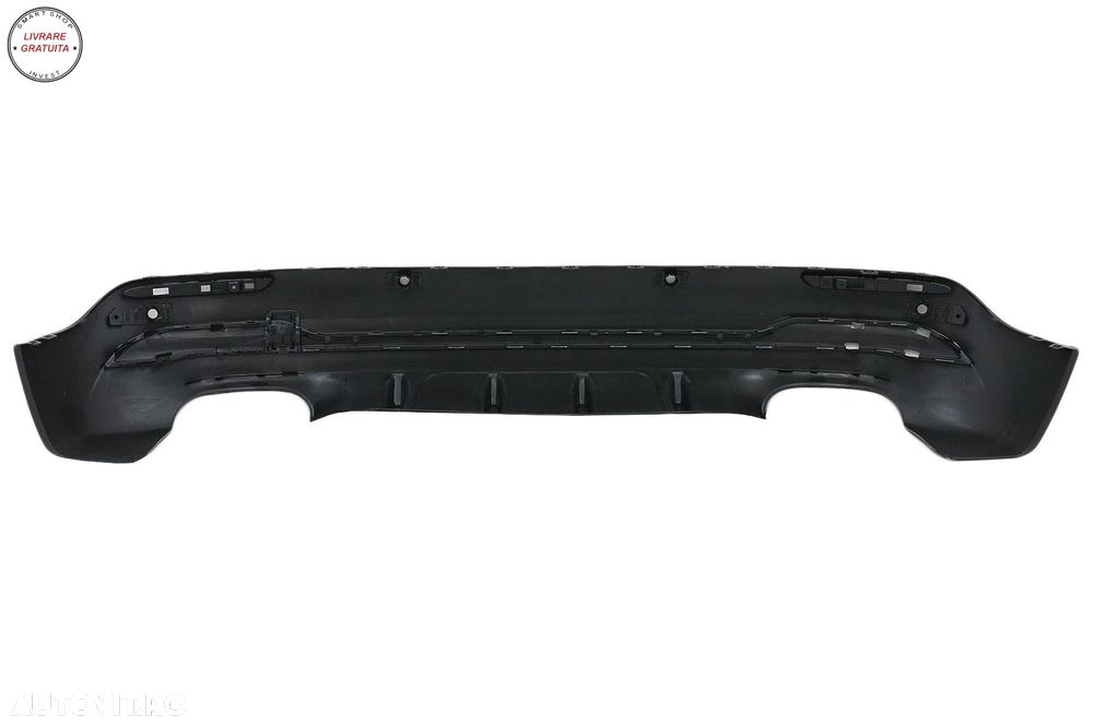 Difuzor Bara Spate cu Ornamente Evacuare Crom Mercedes GLA SUV H247 Sport Line (20- livrare gratuita - 6