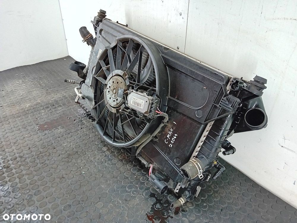 CHŁODNICA WODY Z WENTYLATOREM FORD C-MAX I 7M51-8C607-AB  3M5H8005TL 2.0 - 2