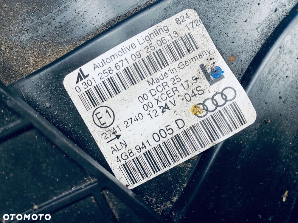 PRZÓD KOMPLETNY AUDI A7 C7 4G S-LINE 3.0 TDI CZARNY LY9B MASKA ZDERZAK BŁOTNIKI LAMPY BI XENON LED PAS PRZEDNI CHŁODNICE KOMPLET LAKIER LY9B ORYGINAŁ - 14