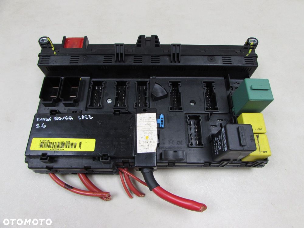 RANGE ROVER III LIFT L322 LAND ROVER 3.6 V8 06-09 SKRZYNKA BEZPIECZNIKOW YMD508820 8380407 518896105 - 4
