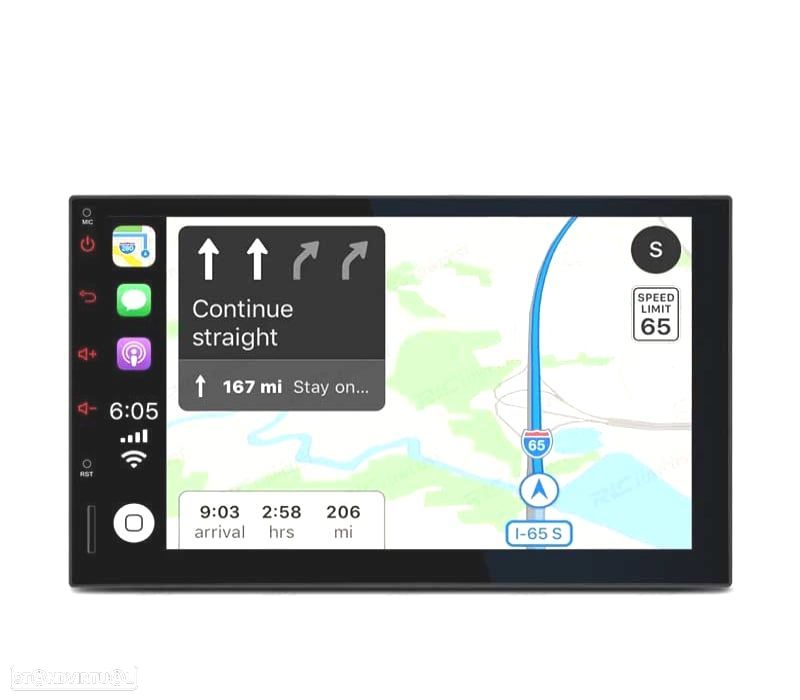 AUTO RÁDIO GPS 7" ANDROID 9.0 2DIM MULTIMEDIA STEREO - 8