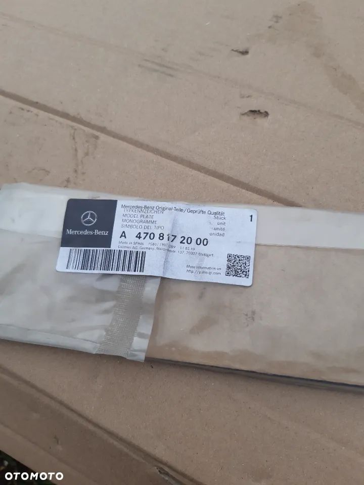 Logo Emblemat Znaczek Napis Mercedes X350d A4708172000 - 2