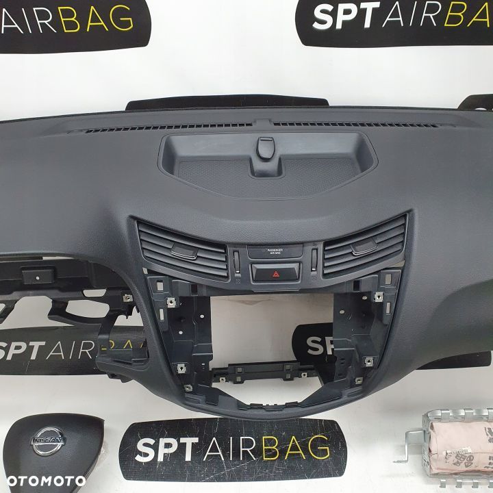 NISSAN NAVARA IV D23 DESKA ROZDZIELCZA KONSOLA KOKPIT PULPIT PODUSZKI AIRBAG AIR BAG PASY KIT SET - 3