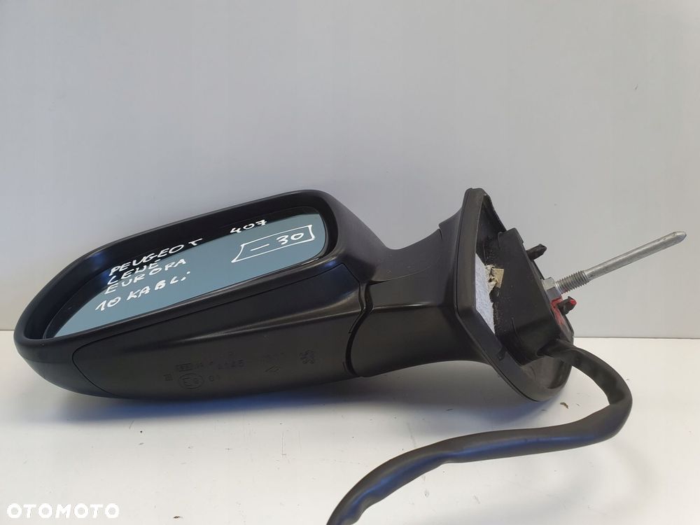 LUSTERKO Peugeot 407 04-11r _ LEWE KIEROWCY europa 10 pin pinów - 6